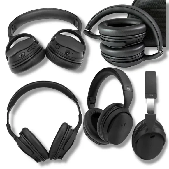 Brand new in box! Monoprice BT-300ANC Bluetooth Wireless Headphones
